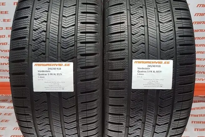 Подержанный нешипованная шина 245/40R18 Quatrac 5 FR XL 97/Y