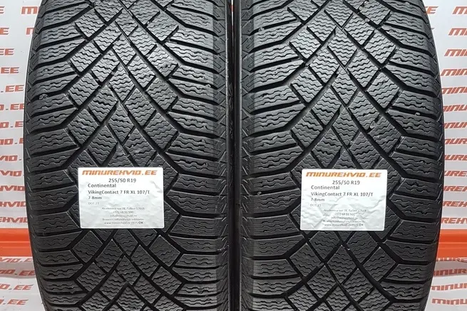 Kasutatud lamellrehv 255/50R19 Continental VikingContact 7 FR XL 107/T