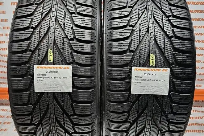 Kasutatud lamellrehv 255/50R19 Nokian Hakkapeliitta R2 SUV XL 107/R