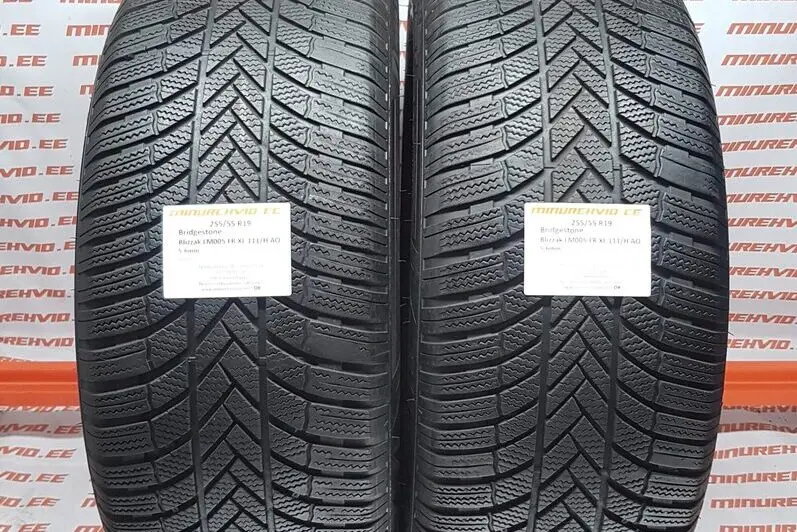 Подержанный нешипованная шина 255/55R19 Bridgestone Blizzak LM005 FR XL 111/H AO
