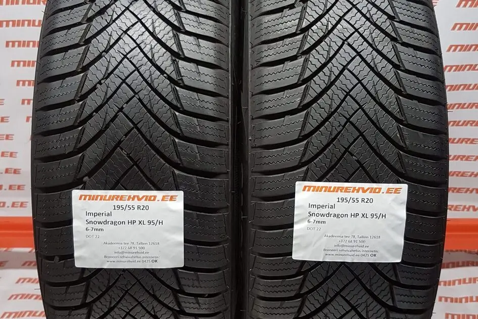 Подержанный нешипованная шина 195/55R20 Imperial Snowdragon HP XL 95/H