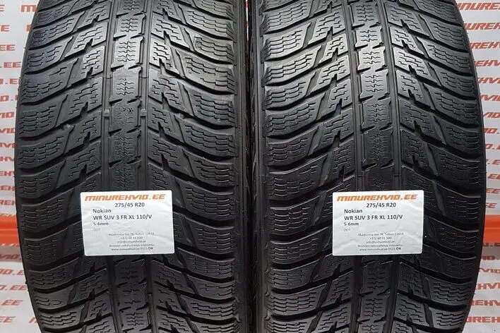 Подержанный нешипованная шина 275/45R20 Nokian WR SUV 3 FR XL 110/V