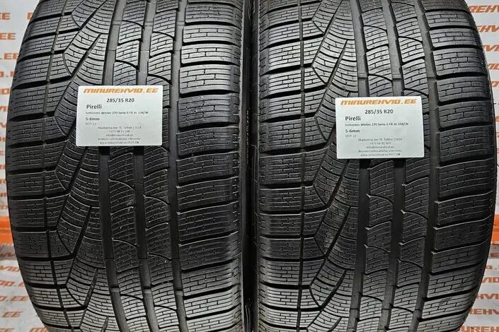 Подержанный нешипованная шина 285/35R20 Pirelli SottoZero Winter 270 Serie II FR XL 104/W