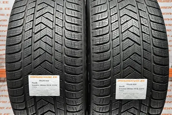 Подержанный нешипованная шина 285/45R20 Pirelli Scorpion Winter FR XL 112/V
