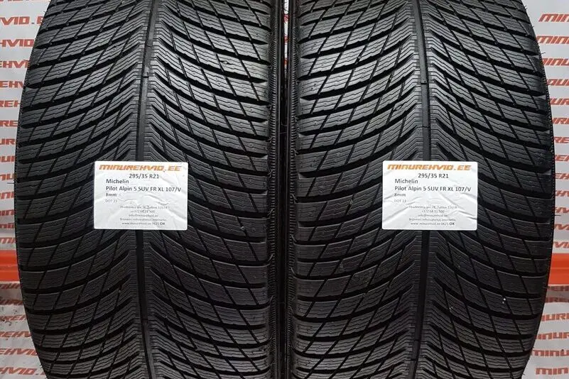Used studless winter tire 295/35R21 Michelin Pilot Alpin 5 SUV FR XL 107/V