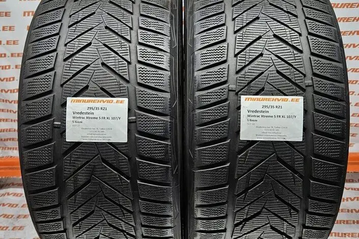 Used studless winter tire 295/35R21 Vredestein Wintrac Xtreme S FR XL 107/Y