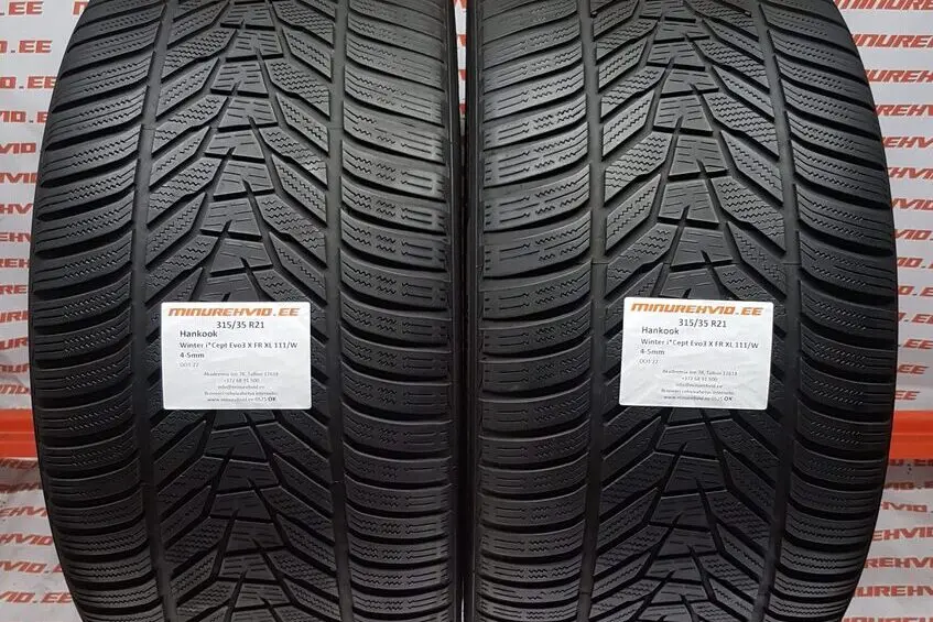 Used studless winter tire 315/35R21 Hankook Winter i*Cept Evo 3 X FR XL 111/W