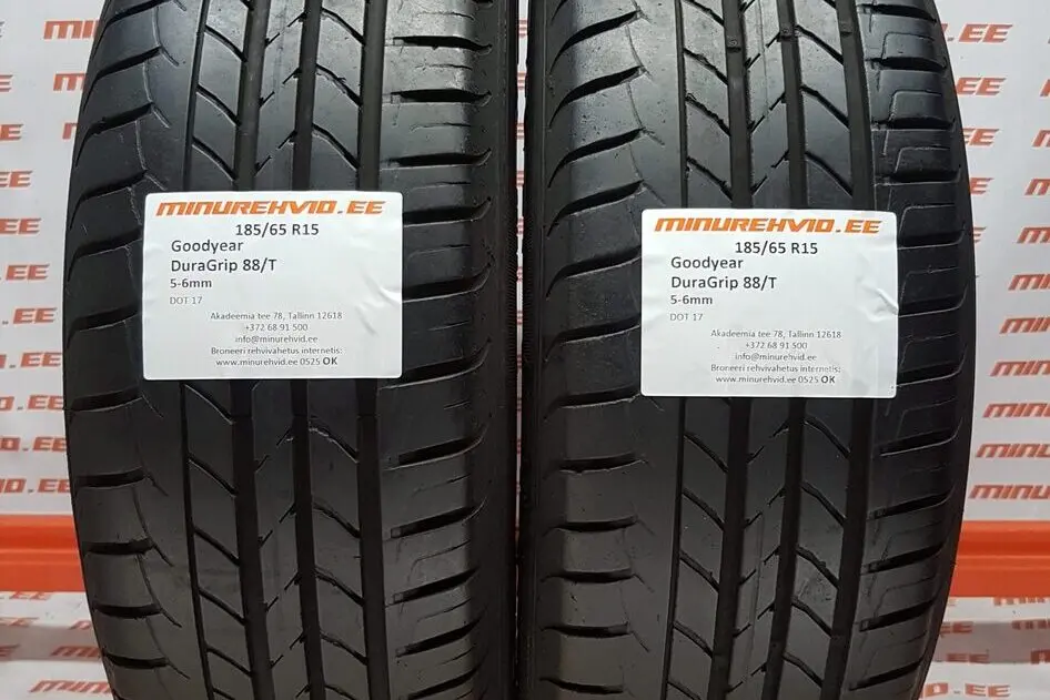 Подержанный летняя шина 185/65R15 GoodYear DuraGrip 88/T