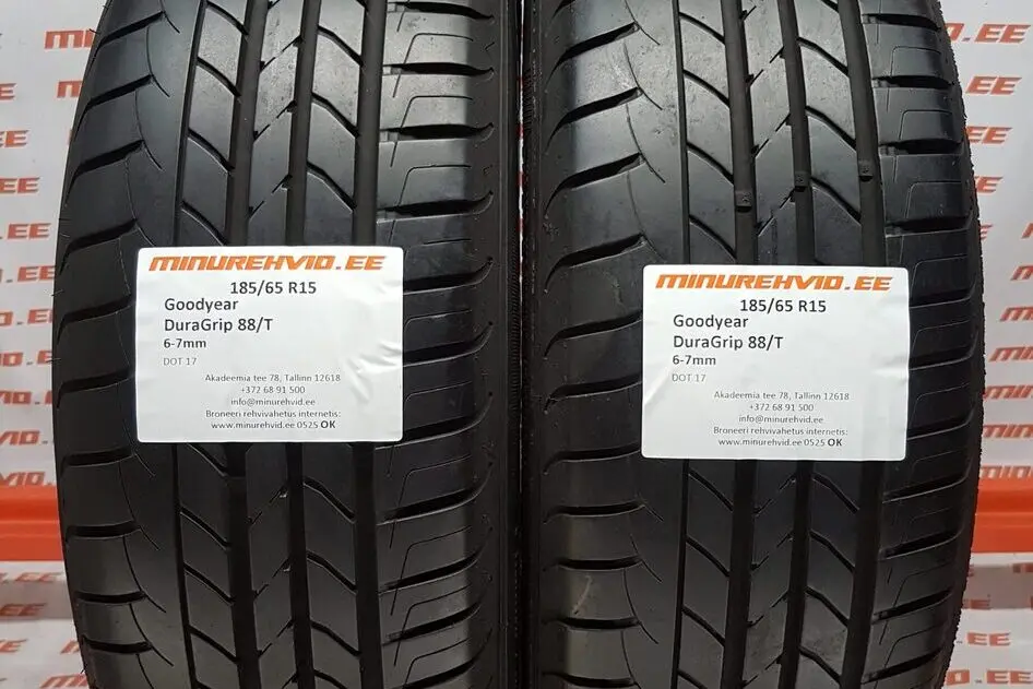 Подержанный летняя шина 185/65R15 GoodYear DuraGrip 88/T