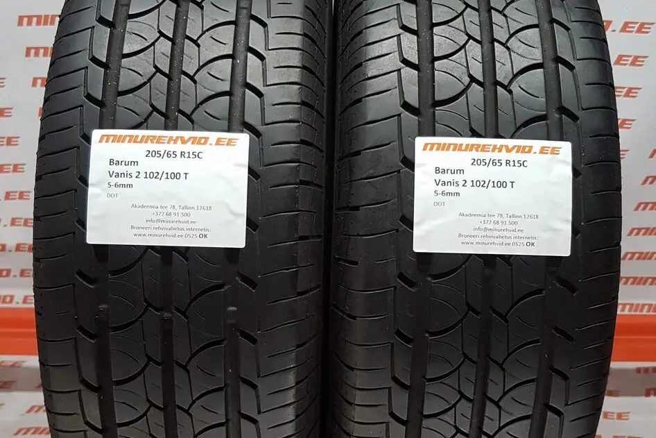 Подержанный летняя шина 205/65R15 Barum Vanis 2 102/100 T