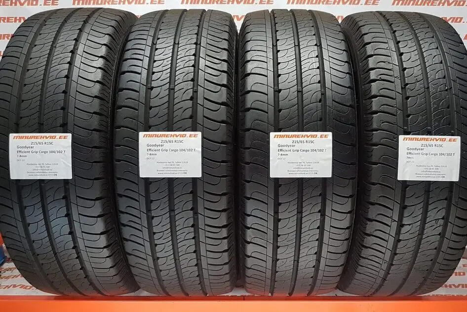 Подержанный летняя шина 215/65R15 GoodYear EfficientGrip Cargo 104/102 T