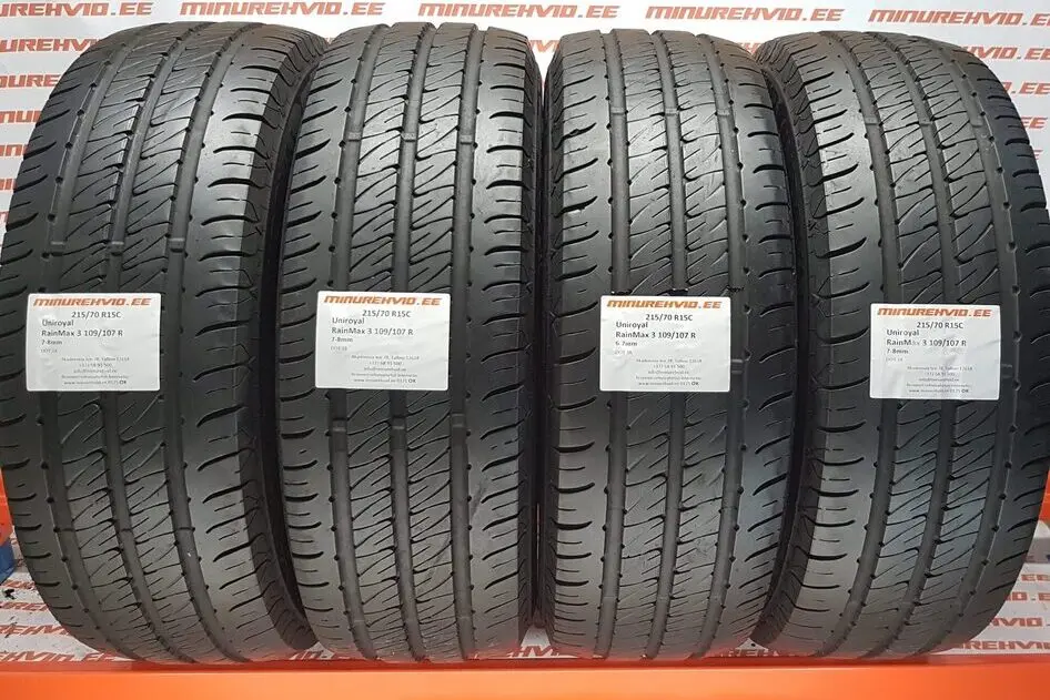Подержанный летняя шина 215/70R15 Uniroyal RainMax 3 109/107 R