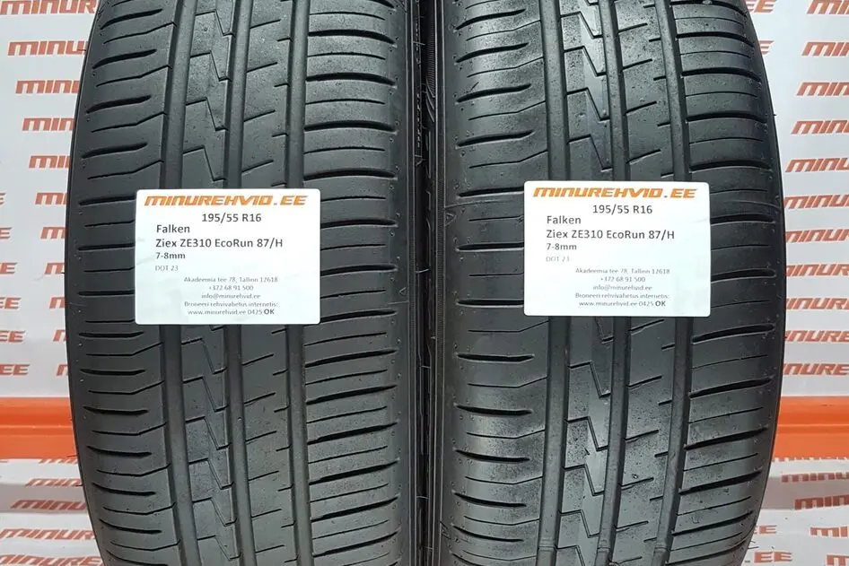 Подержанный летняя шина 195/55R16 Falken Ziex ZE310 EcoRun 87/H