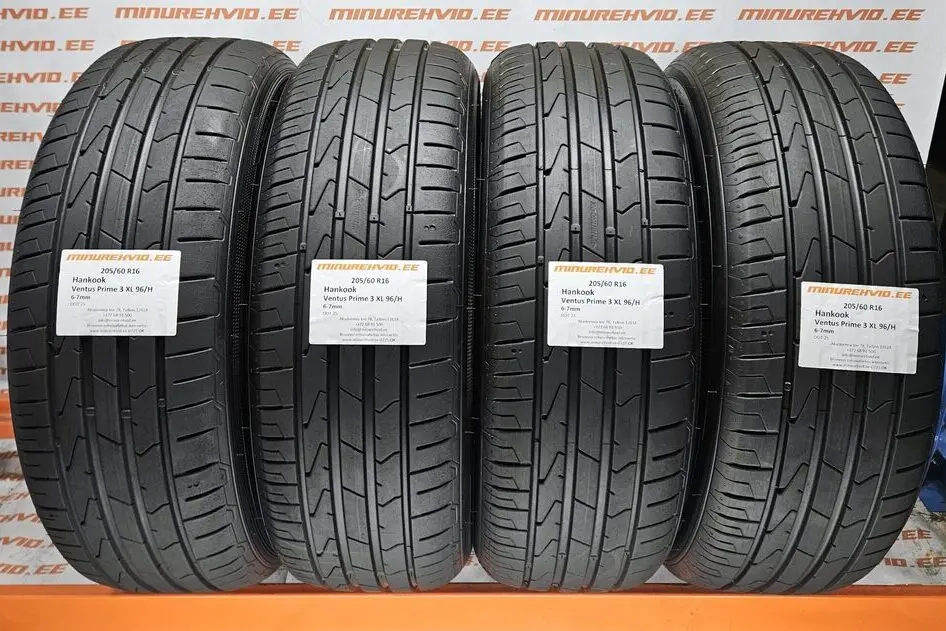 Подержанный летняя шина 205/60R16 Hankook Ventus Prime 3 XL 96/H