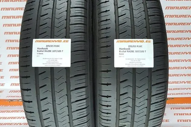 Подержанный летняя шина 205/65R16 Hankook Radial RA28E 107/105/T