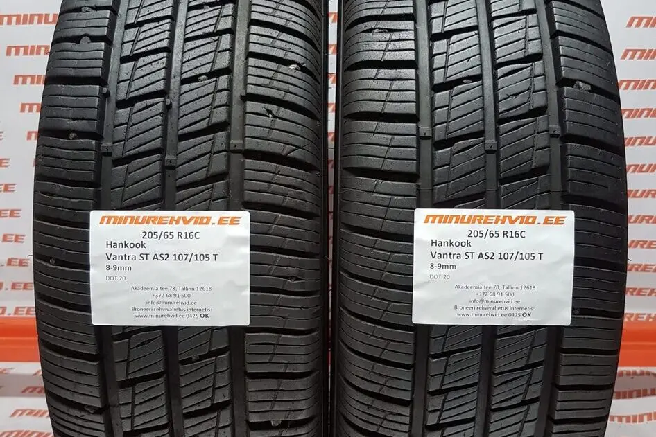 Подержанный летняя шина 205/65R16 Hankook Vantra ST AS2 107/105 T