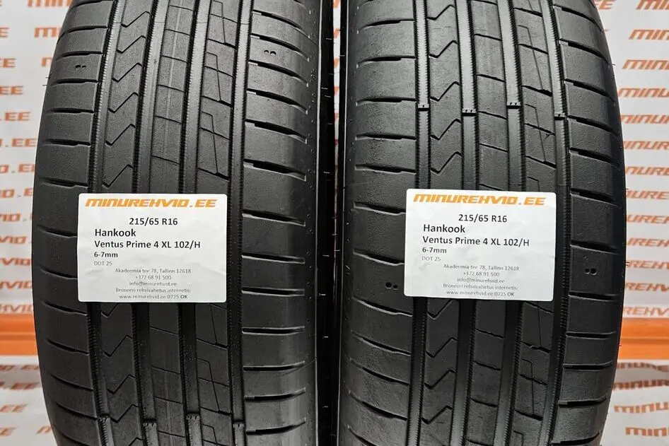 Подержанный летняя шина 215/65R16 Hankook Ventus Prime 4 XL 102/H