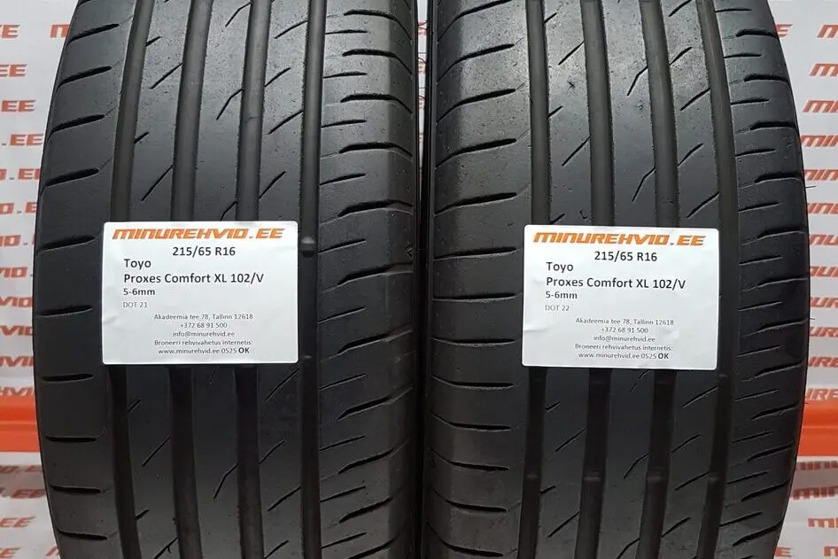 Подержанный летняя шина 215/65R16 TOYO Proxes Comfort XL 102/V