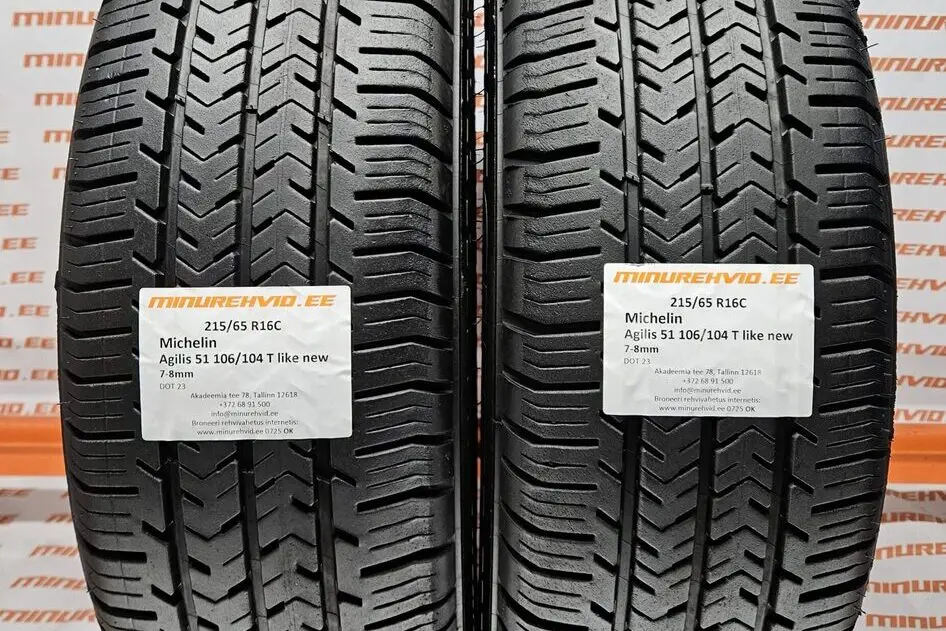 Подержанный летняя шина 215/65R16 Michelin Agilis 51 106/104 T like new