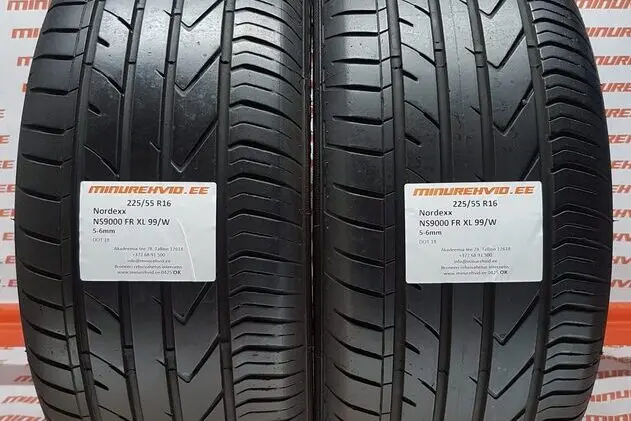 Подержанный летняя шина 225/55R16 Nordexx NS9000 FR XL 99/W