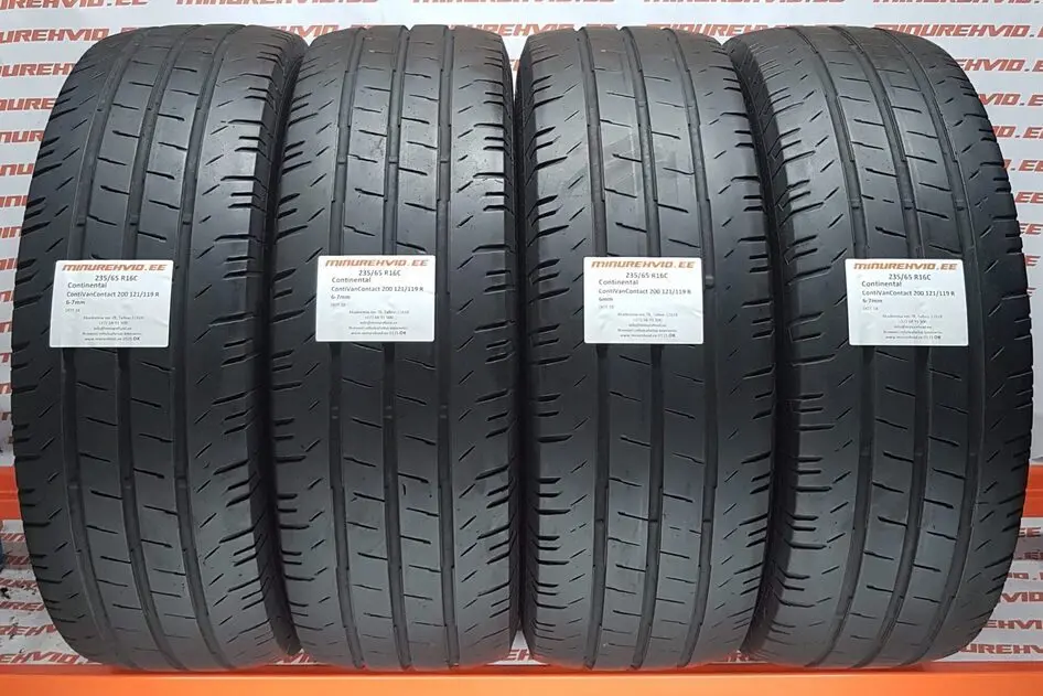 Подержанный летняя шина 235/65R16 Continental ContiVanContact 200 121/119 R
