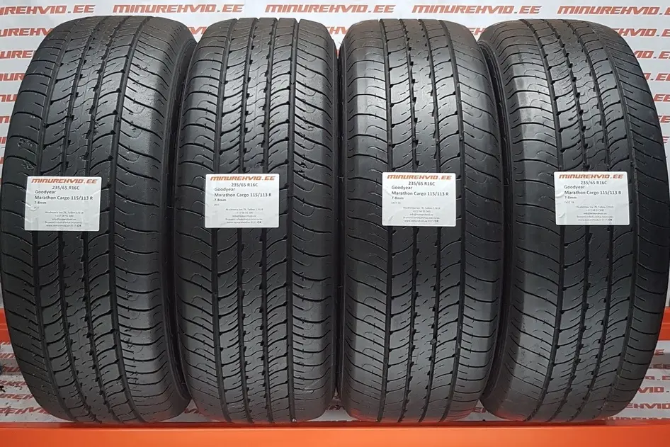 Подержанный летняя шина 235/65R16 GoodYear Marathon Cargo 115/113 R