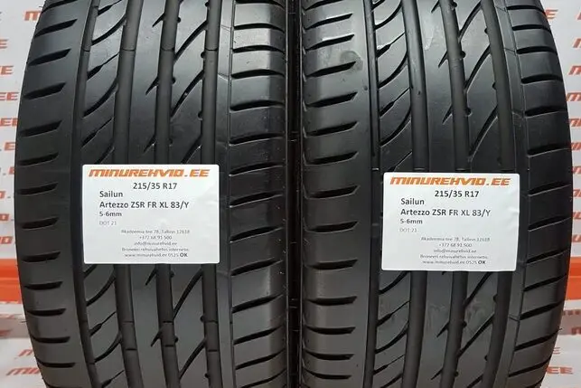 Подержанный летняя шина 215/35R17 Sailun Artezzo ZSR FR XL 83/Y