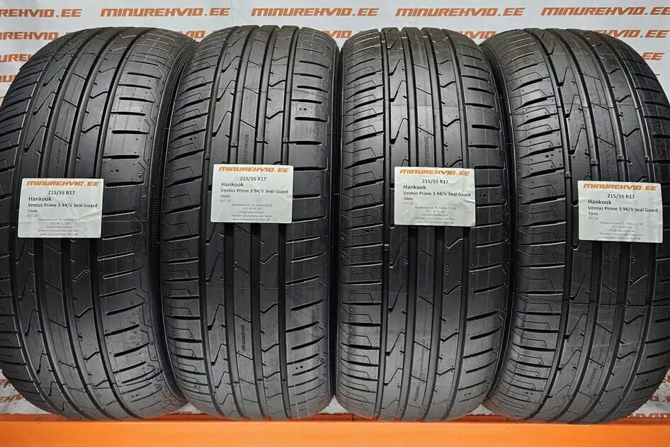 Подержанный летняя шина 215/55R17 Hankook Ventus Prime 3 94/V Seal Guard
