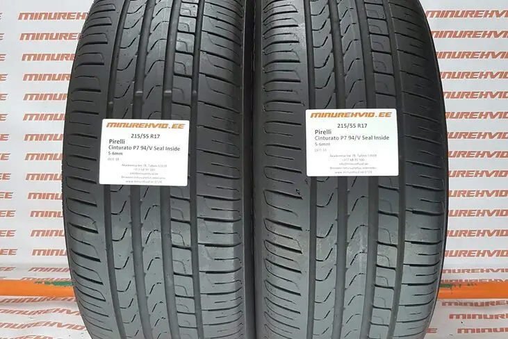 Подержанный летняя шина 215/55R17 Pirelli Cinturato P7 94/V SealInside