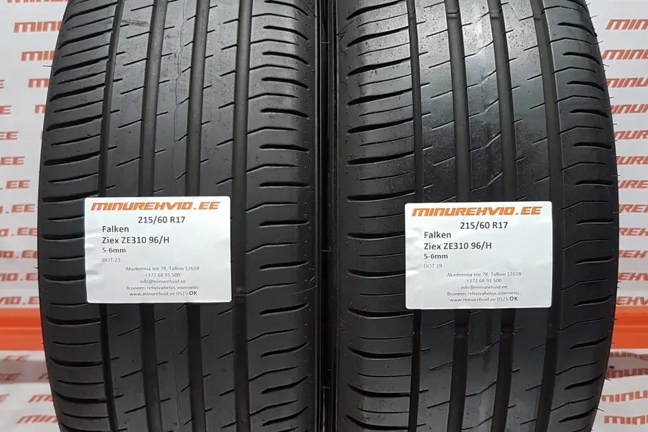 Подержанный летняя шина 215/60R17 Falken Ziex ZE310 96/H.