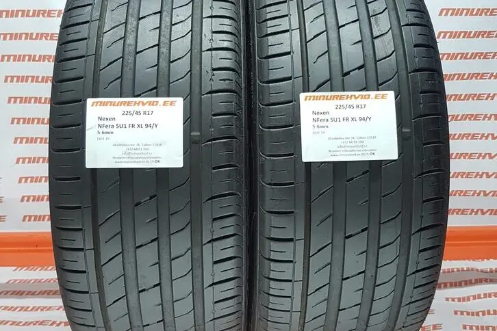 Used summer tire 225/45R17 Nexen N Fera SU1 FR XL 94/Y