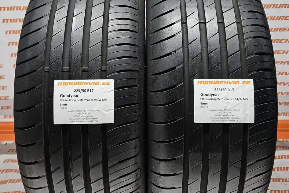 Подержанный летняя шина 225/50R17 GoodYear EfficientGrip Performance 94/W MO