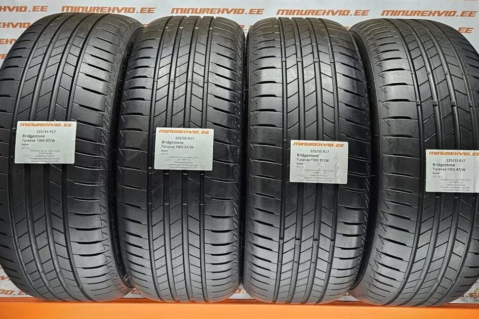 Подержанный летняя шина 225/55R17 Bridgestone Turanza T005 97/W