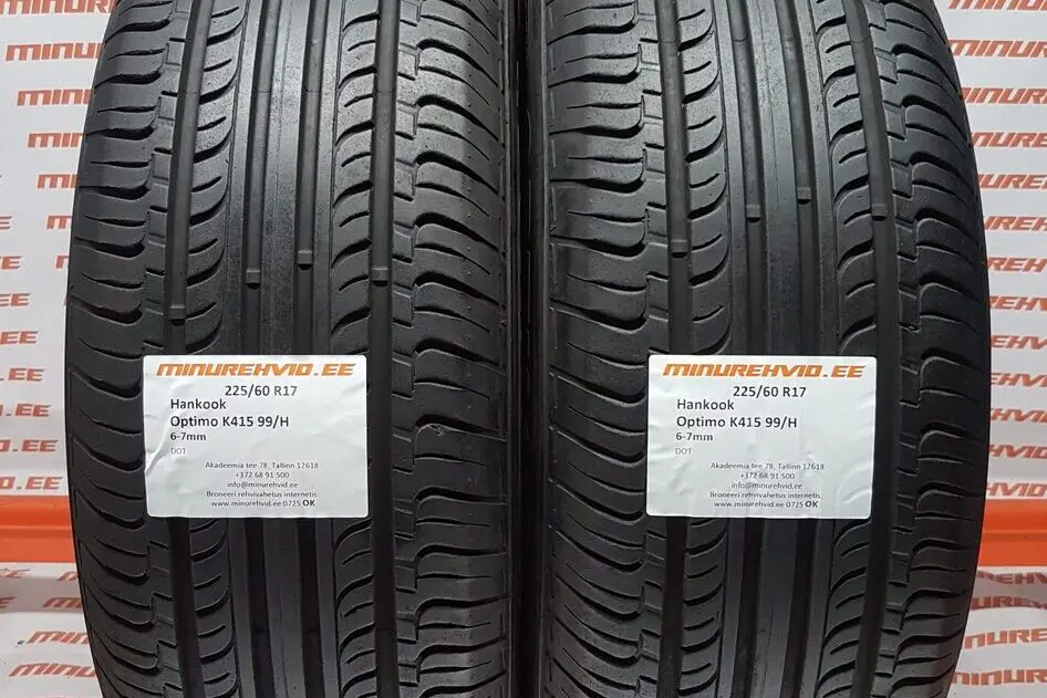 Подержанный летняя шина 225/60R17 Hankook Optimo K415 99/H