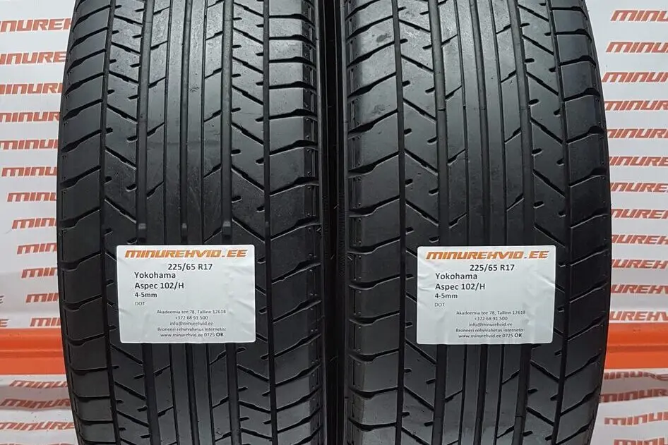 Подержанный летняя шина 225/65R17 Yokohama Aspec 102/H