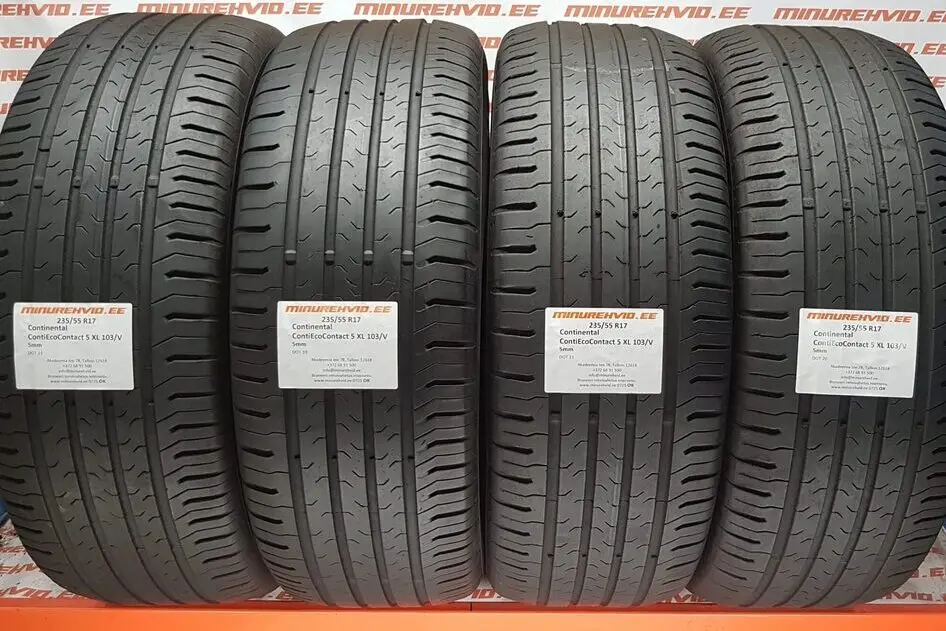 Подержанный летняя шина 235/55R17 Continental ContiEcoContact 5 XL 103/V