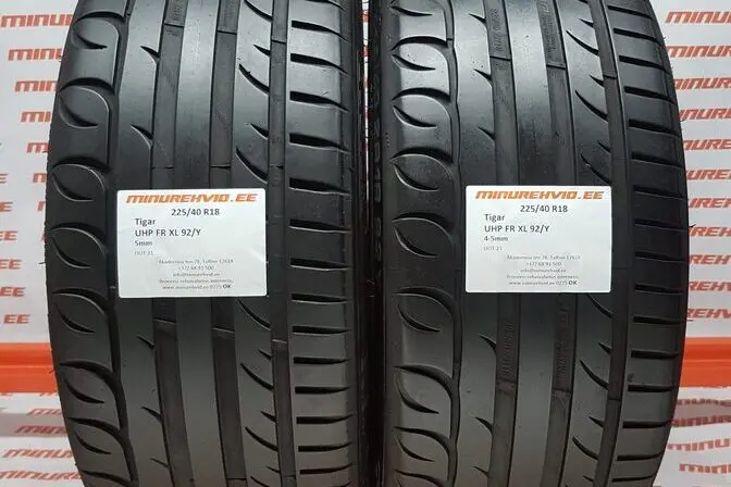 Подержанный летняя шина 225/40R18 Tigar UHP FR XL 92/Y