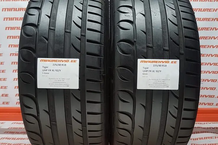 Подержанный летняя шина 225/40R18 Tigar UHP FR XL 92/Y