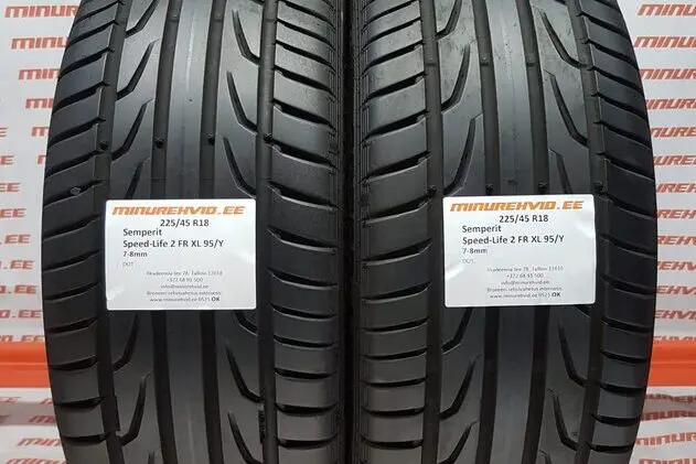Подержанный летняя шина 225/45R18 Semperit Speed-Life 2 FR XL 95/Y