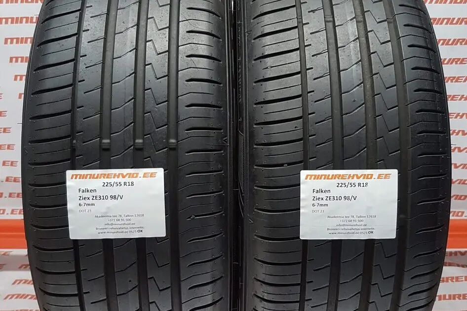 Подержанный летняя шина 225/55R18 Falken Ziex ZE310 98/V