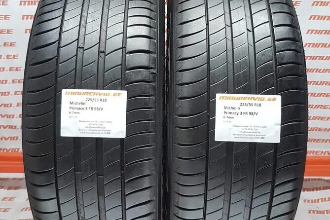 Подержанный летняя шина 225/55R18 Michelin Primacy 3 FR 98/V