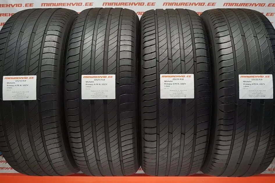 Подержанный летняя шина 225/55R18 Michelin Primacy 4 FR XL 102/V