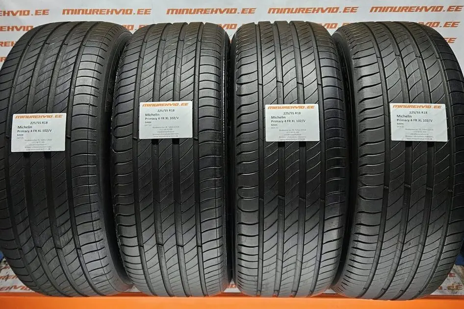 Подержанный летняя шина 225/55R18 Michelin Primacy 4 FR XL 102/V