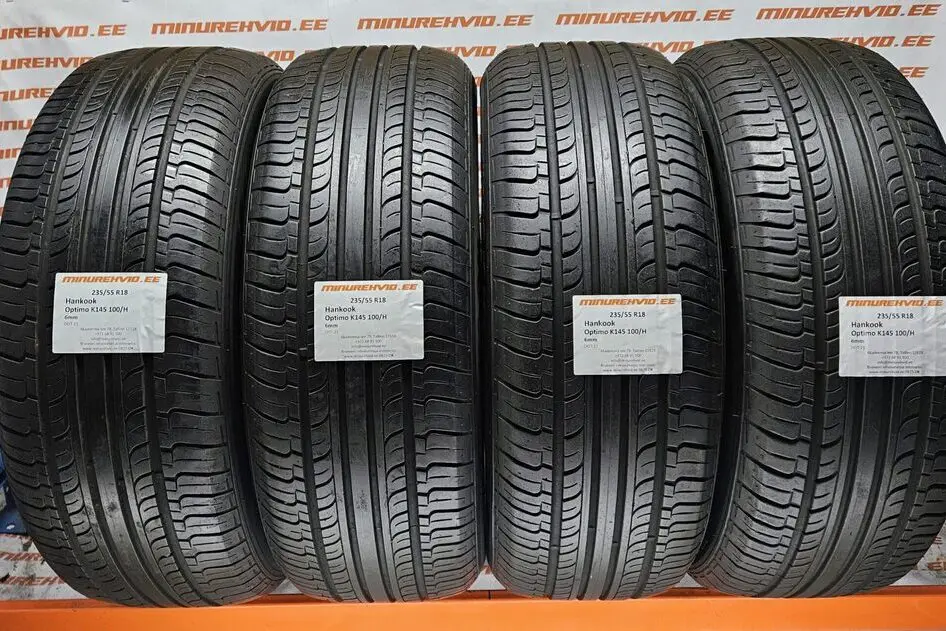 Подержанный летняя шина 235/55R18 Hankook Optimo K145 100/H