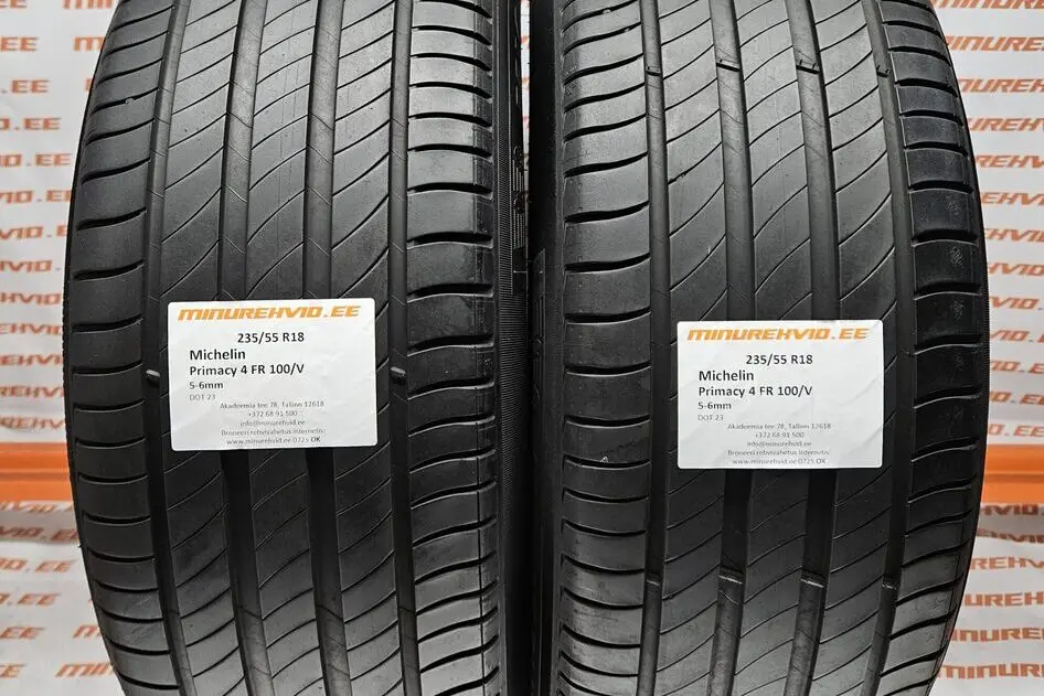 Подержанный летняя шина 235/55R18 Michelin Primacy 4 FR 100/V