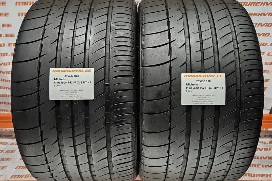 Подержанный летняя шина 295/30R18 Michelin Pilot Sport PS2 FR XL 98/Y N3