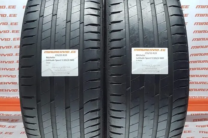 Подержанный летняя шина 235/55R19 Michelin Latitude Sport 3 101/V MO