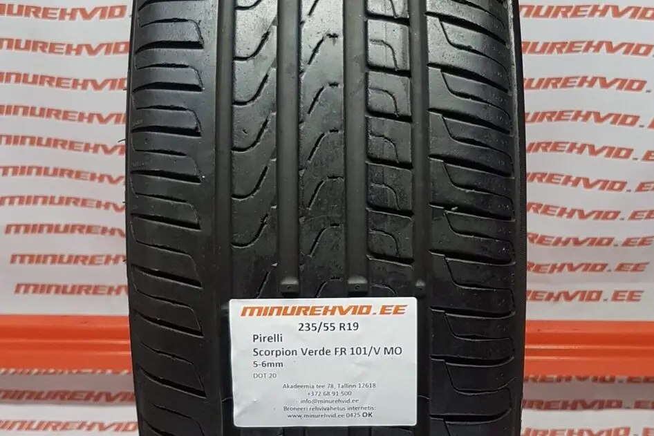 Подержанный летняя шина 235/55R19 Pirelli Scorpion Verde FR 101/V MO