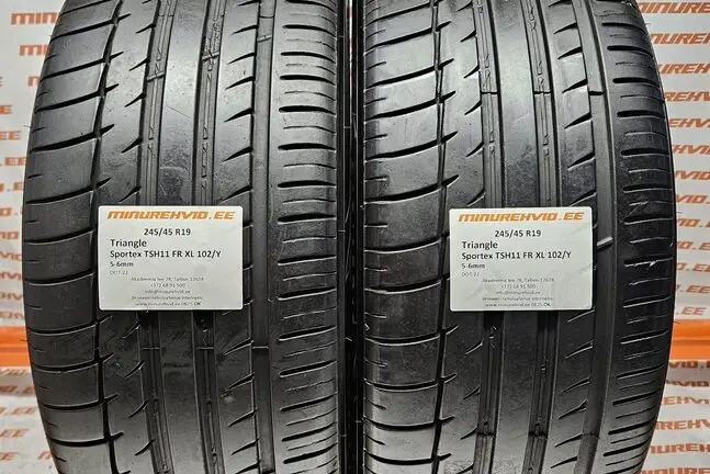 Подержанный летняя шина 245/45R19 Triangle Sportex TSH11 FR XL 102/Y
