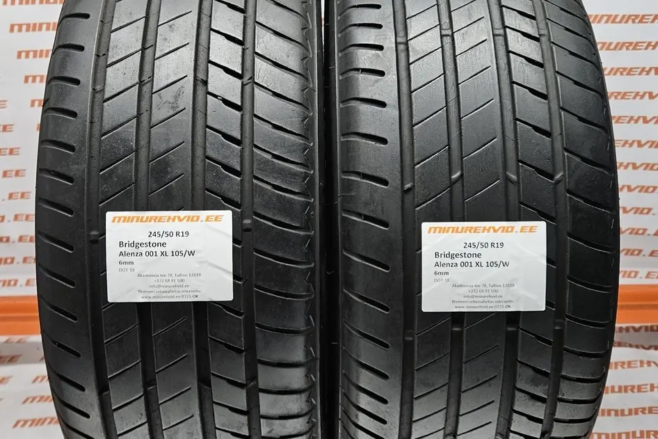 Подержанный летняя шина 245/50R19 Bridgestone Alenza 001 XL 105/W